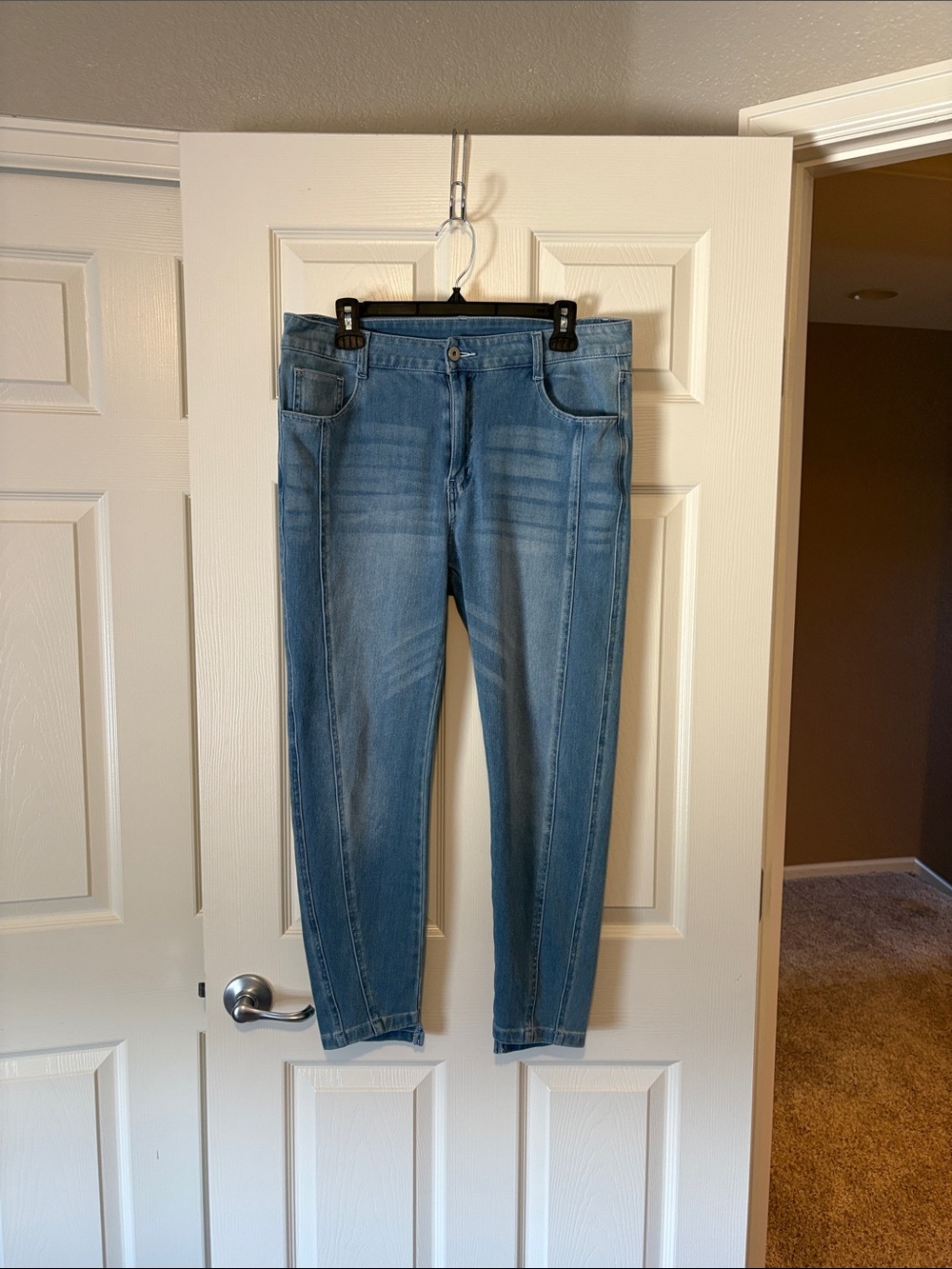 HALARA Light Blue Skinny Stretch Jeans